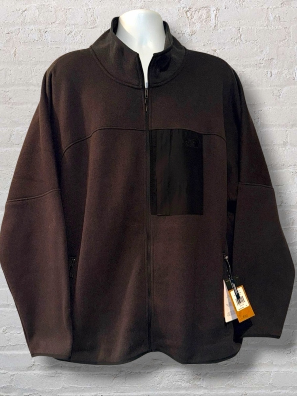 The North Face Big Front Range Fleece Jacket Men’s 3X Black Heather NWT Full Zip